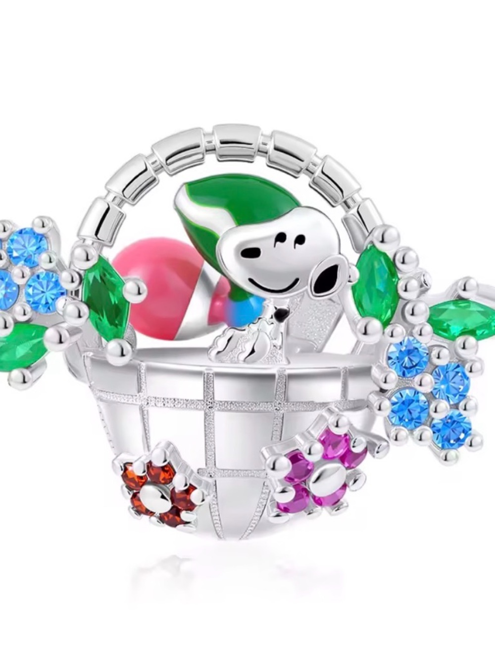 NEW S925 Snoopy Pandora Style Charm